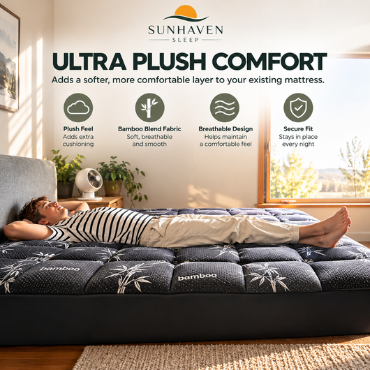Bamboo Cooling Mattress Pad