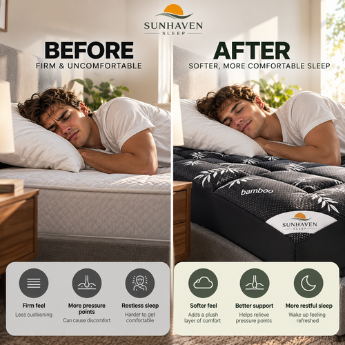 Bamboo Cooling Mattress Pad