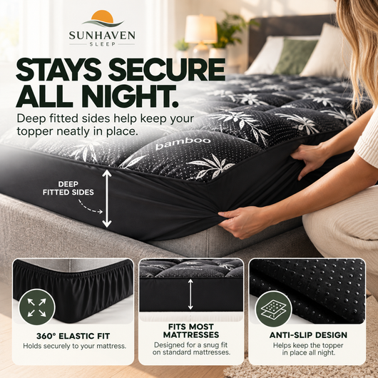 Bamboo Cooling Mattress Pad